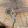 Signature Initial Tag M with Paw (Brown)