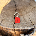 Coloured Dog Tag Letter B (Red)