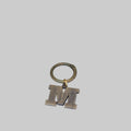 Dog Tag Letter M Gold