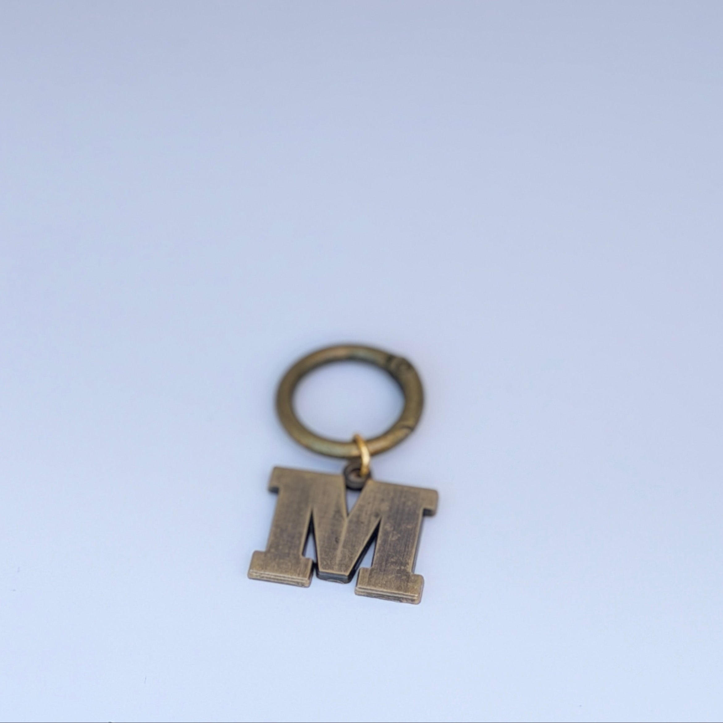 Dog Tag Letter M