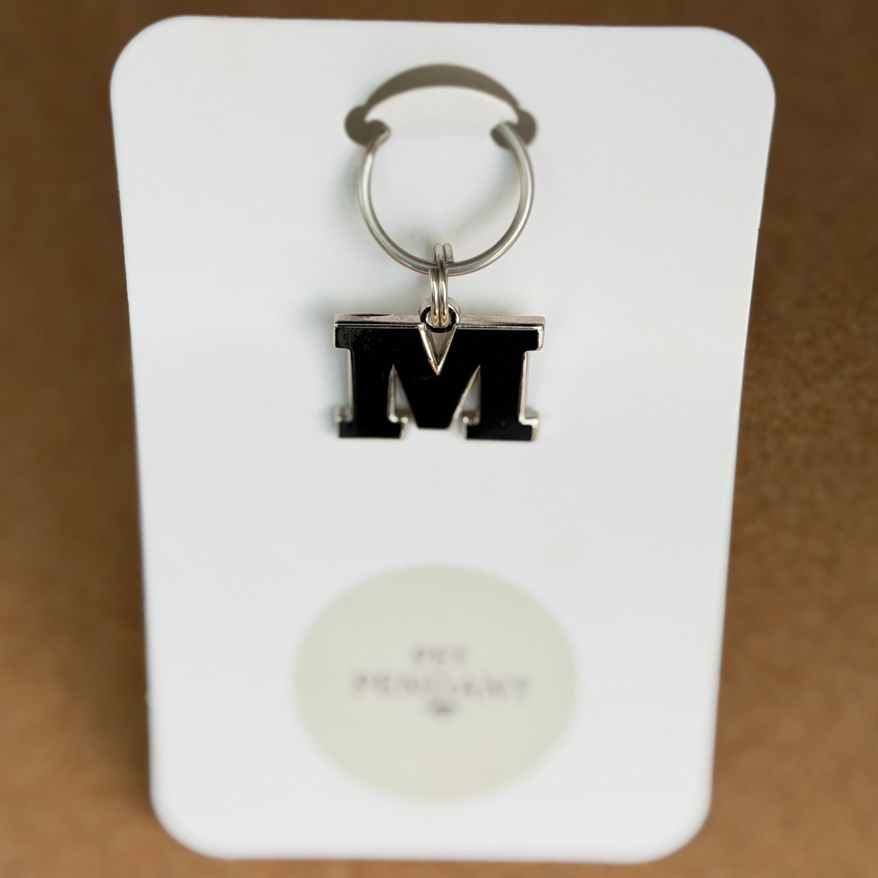 Dog Tag Letter M